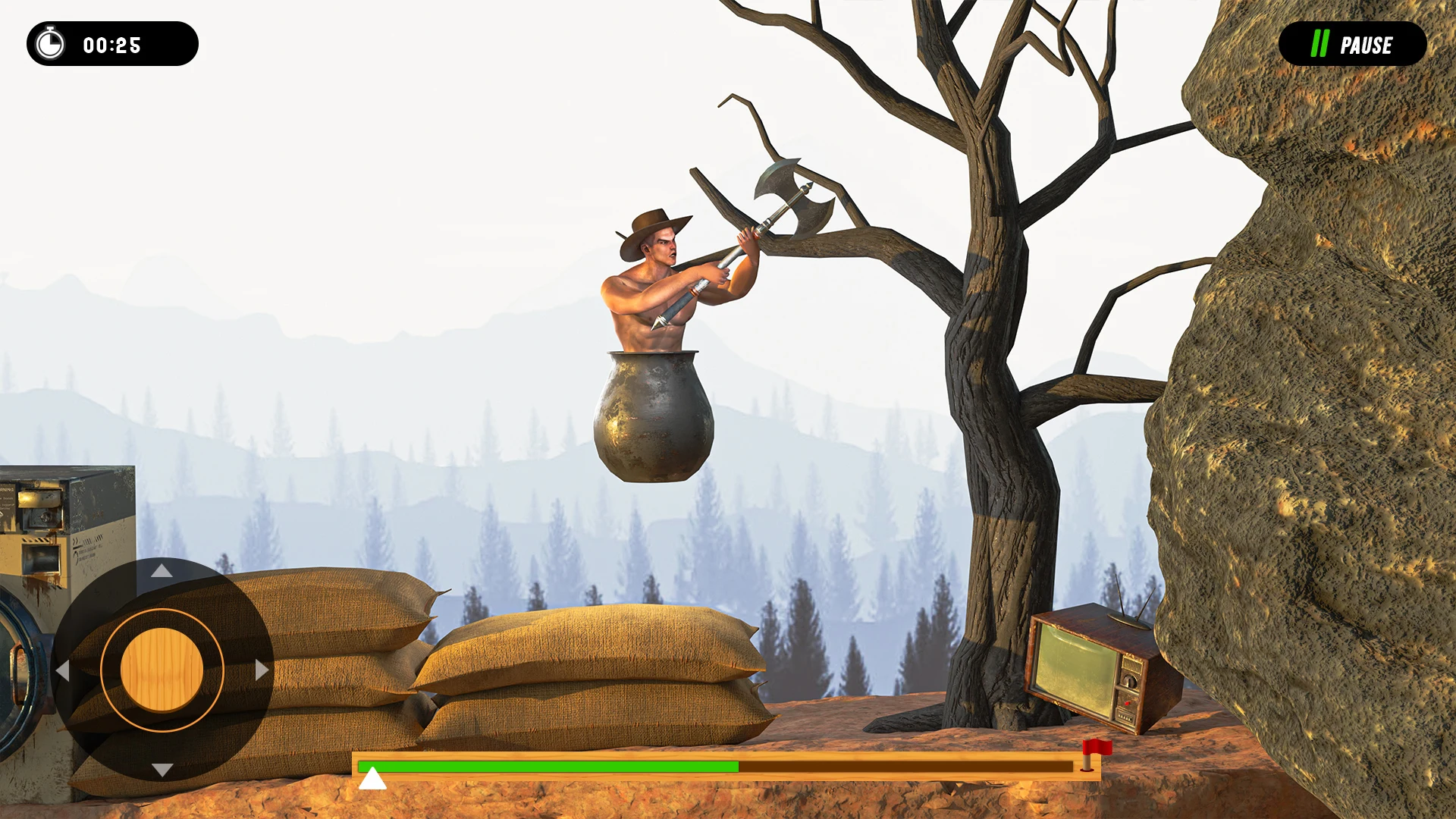 Hammer Climber Man: Pot Man 3D screenshot